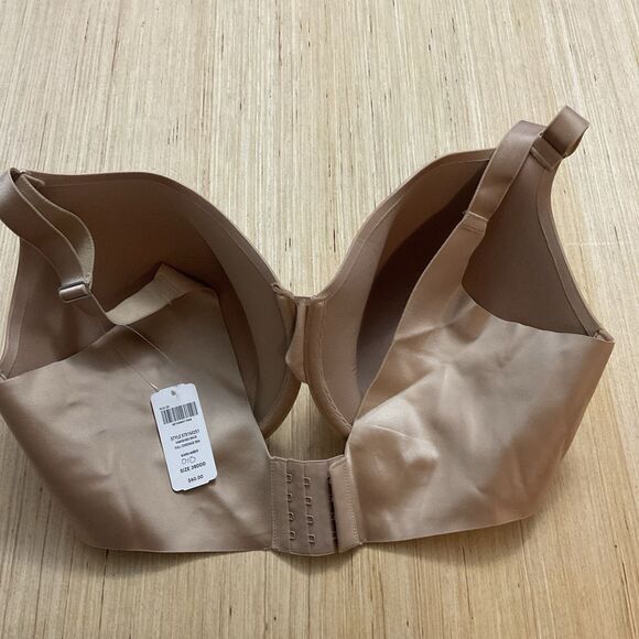 Soma Vanishing Back Full Coverage Warm Amber Tan Bra SIZE 38DDD BRAND NEW - Picture 2 of 4